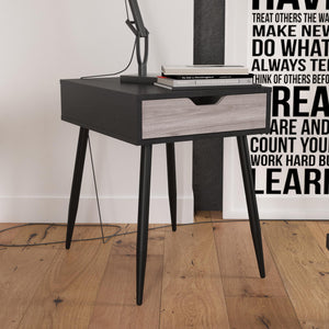 Ameriwood Home Grafton End Table - Black Oak