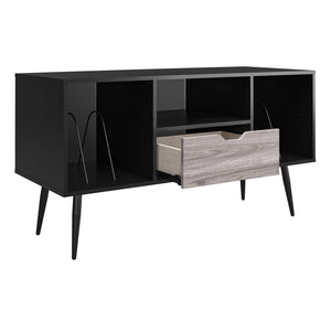 Ameriwood Home Grafton TV Stand for TVs up to 55" - Black Oak