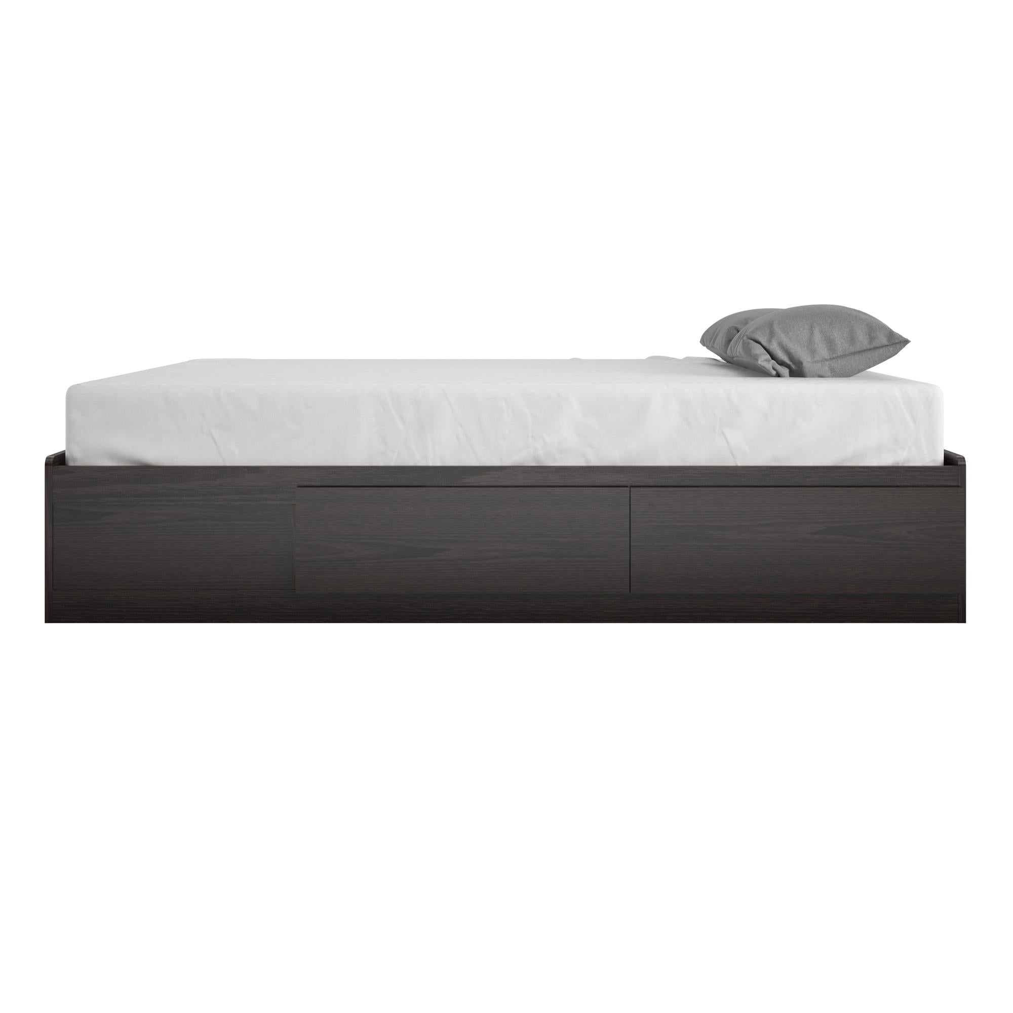 Ameriwood Home Full Platform Bed with Drawers - Espresso - Full