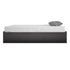 Ameriwood Home Full Platform Bed with Drawers - Espresso - Full