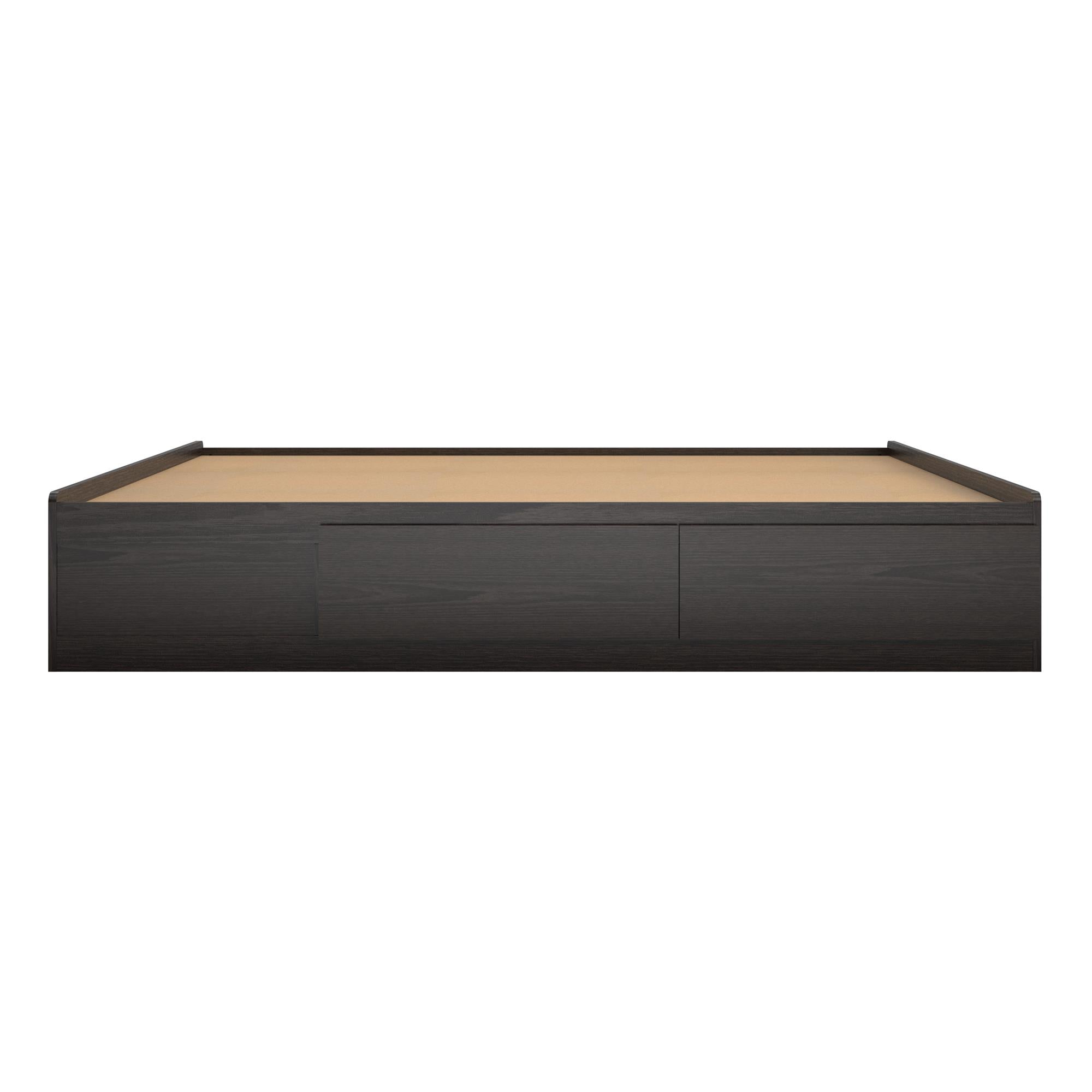 Ameriwood Home Full Platform Bed with Drawers - Espresso - Full