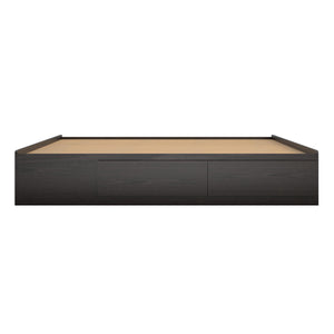 Ameriwood Home Full Platform Bed with Drawers - Espresso - Full