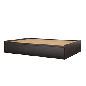 Ameriwood Home Full Platform Bed with Drawers - Espresso - Full