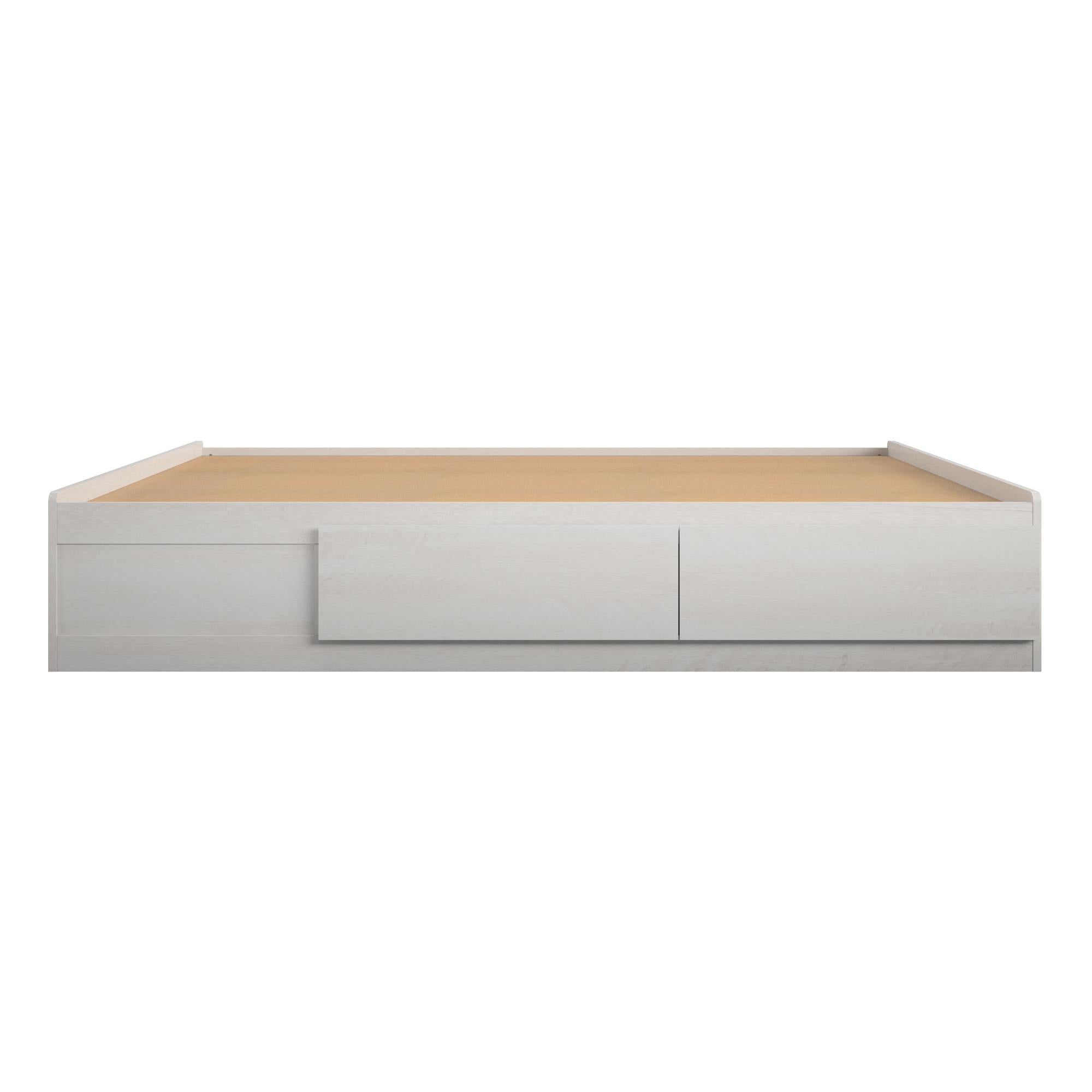 Ameriwood Home Ameriwood Home Full Platform Bed with Drawers - Ivory Oak - Full