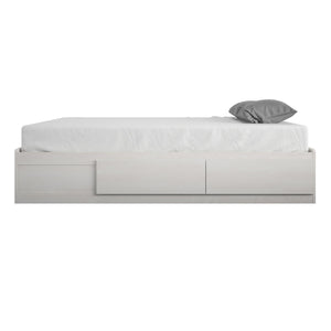 Ameriwood Home Ameriwood Home Full Platform Bed with Drawers - Ivory Oak - Full