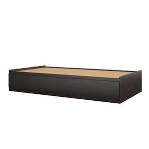 Ameriwood Home Twin Platform Bed with Drawers - Espresso - Twin
