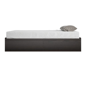 Ameriwood Home Twin Platform Bed with Drawers - Espresso - Twin