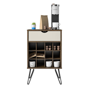 Novogratz Concord Beverage Storage Stand - Brown Oak