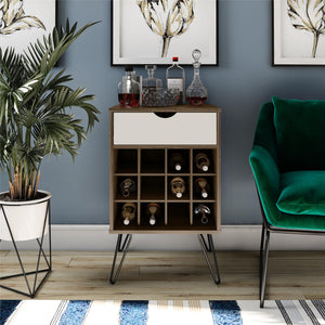 Novogratz Concord Beverage Storage Stand - Brown Oak