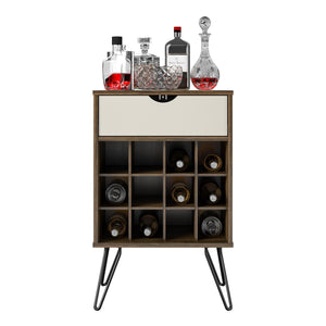 Novogratz Concord Beverage Storage Stand - Brown Oak