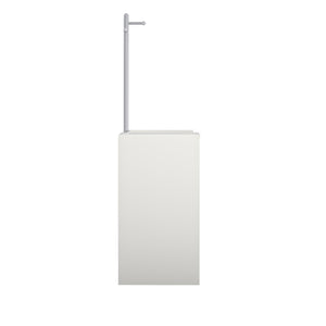 Ameriwood Home Tyler Storage Bench and Coat Rack - White