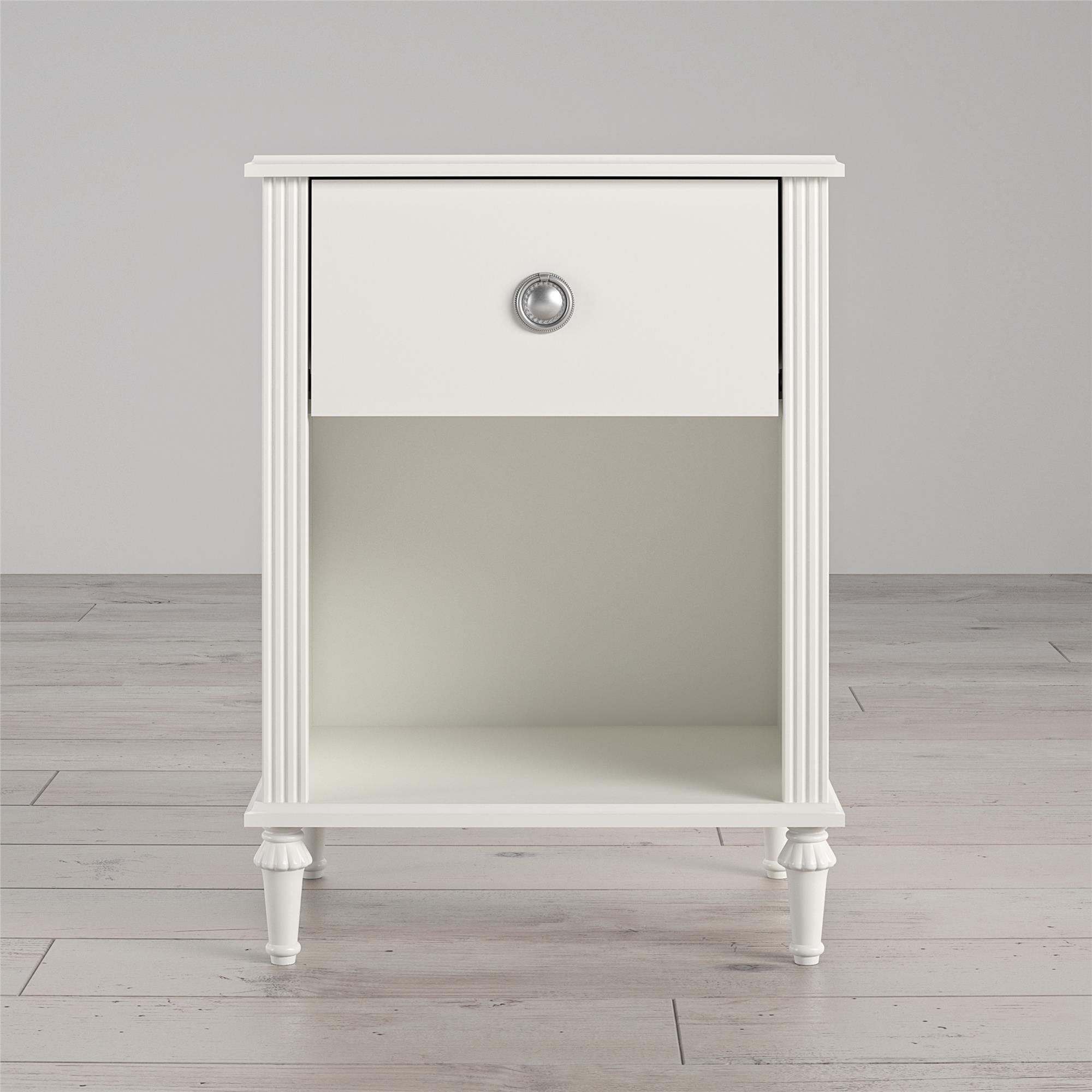Rowan Valley Arden 1 Drawer White Kids' Nightstand - White