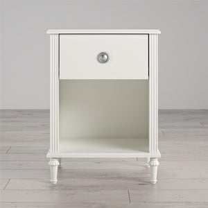 Rowan Valley Arden 1 Drawer White Kids' Nightstand - White