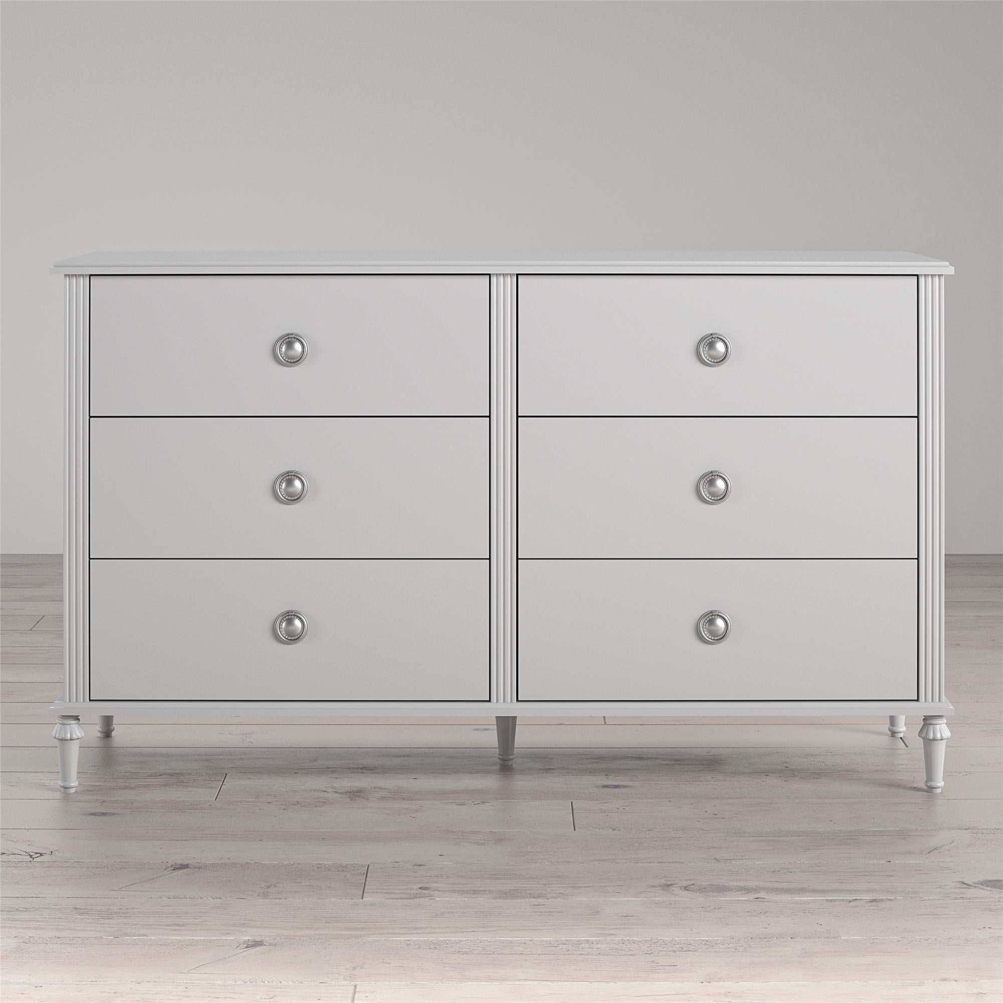 Rowan Valley Arden 6 Drawer Grey Kids' Dresser - Dove Gray