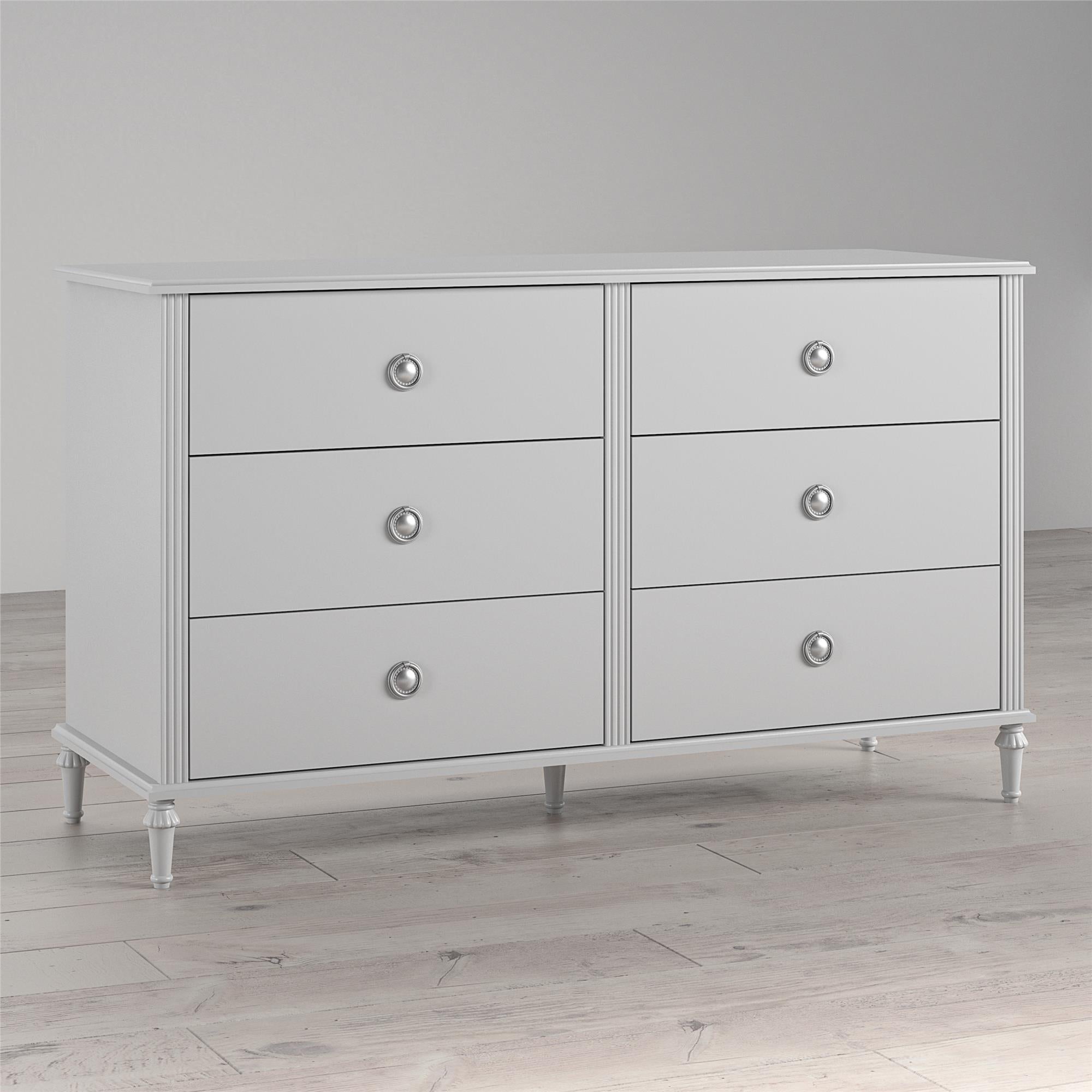 Rowan Valley Arden 6 Drawer Grey Kids' Dresser - Dove Gray