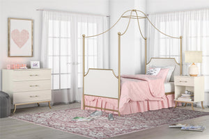 Monarch Hill Clementine White 3 Drawer Dresser - Ivory Oak