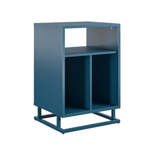 Novogratz Regal Turntable Stand / End Table - Blue