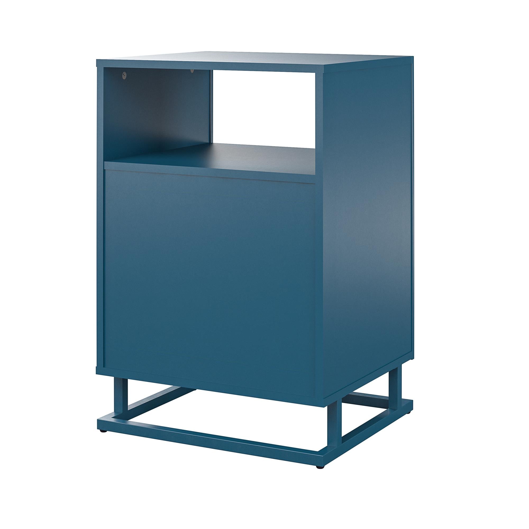 Novogratz Regal Turntable Stand / End Table - Blue
