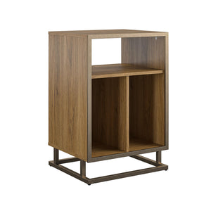 Novogratz Regal Turntable Stand / End Table - Walnut