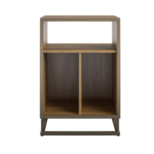 Novogratz Regal Turntable Stand / End Table - Walnut