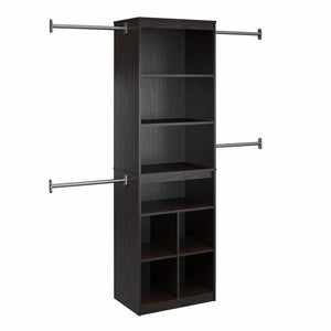 Systembuild Evolution Closet Storage System - Espresso
