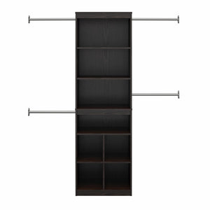 Systembuild Evolution Closet Storage System - Espresso