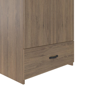 Systembuild Evolution  2 Door 1 Drawer Storage Cabinet - Rustic Oak