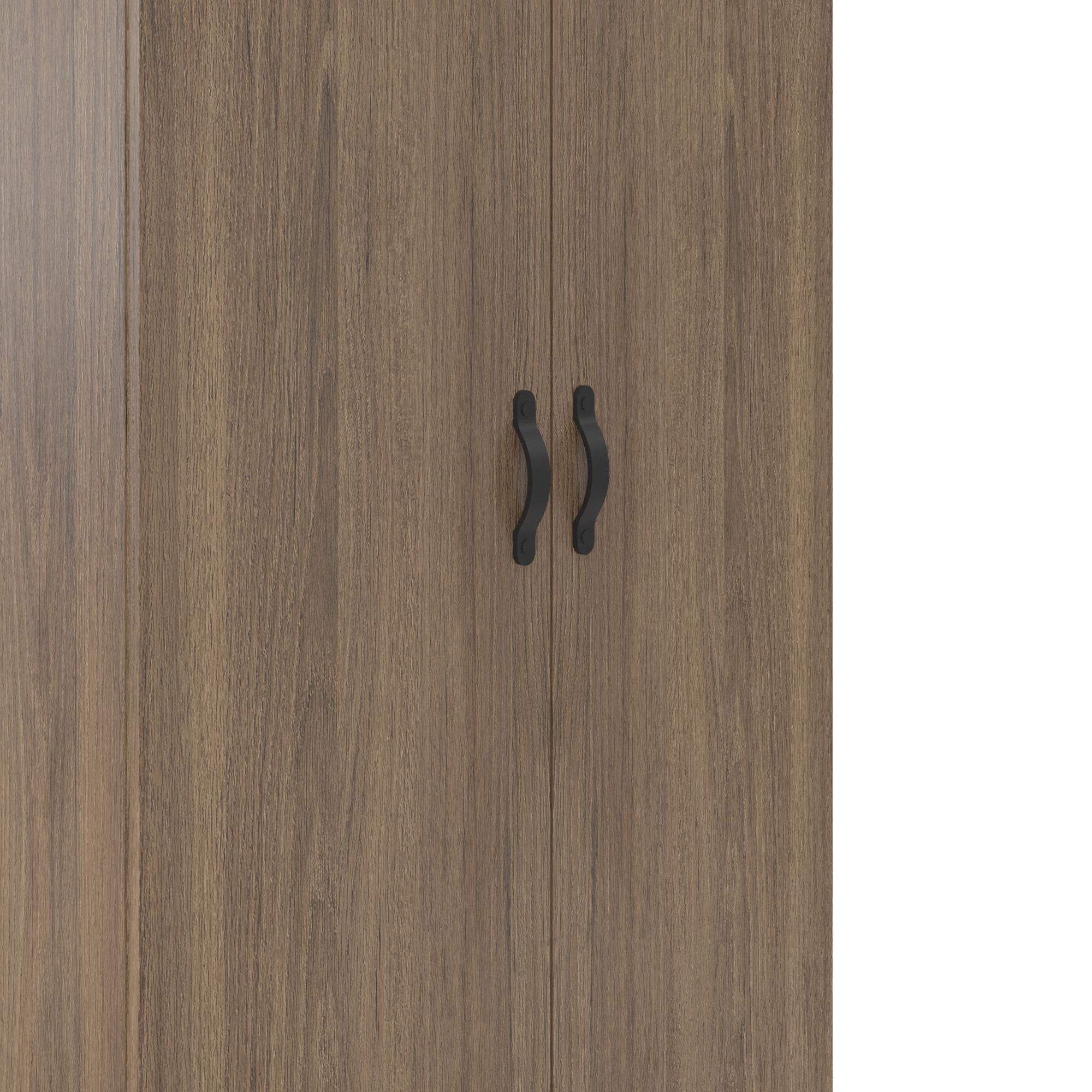 Systembuild Evolution  2 Door 1 Drawer Storage Cabinet - Rustic Oak