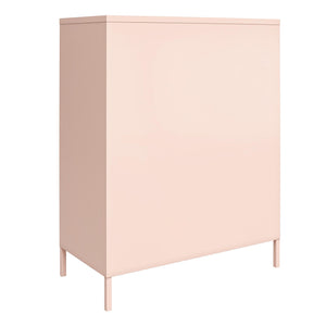 Systembuild Evolution Mission District 2 Door Metal Locker Accent Cabinet - Pink