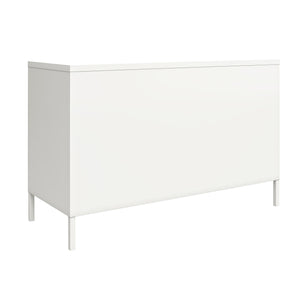Systembuild Evolution Mission District 2 Door Metal Locker Accent Cabinet - White
