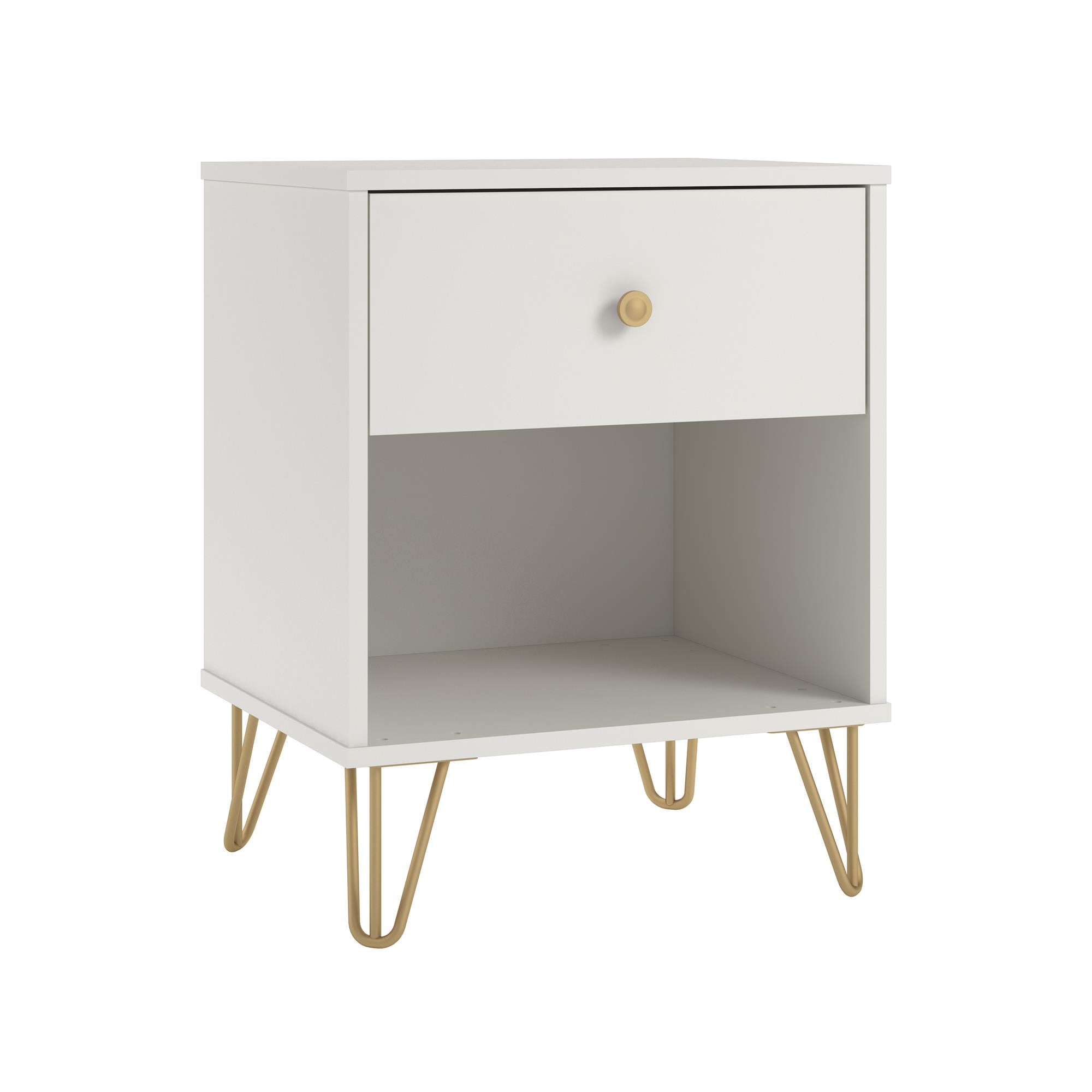 Novogratz Finley Nightstand - White