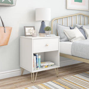 Novogratz Finley Nightstand - White