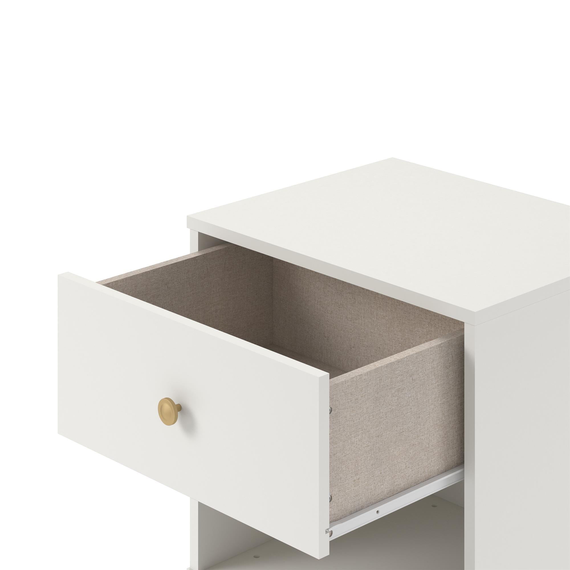 Novogratz Finley Nightstand - White