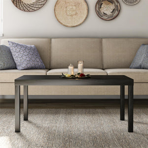 Ameriwood Home Parsons Coffee Table - Black Oak