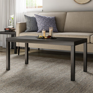 Ameriwood Home Parsons Coffee Table - Black Oak