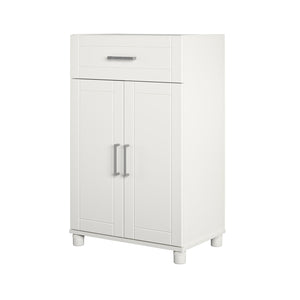 Systembuild Evolution Callahan 24" 1 Drawer/2 Door Base Storage Cabinet - White