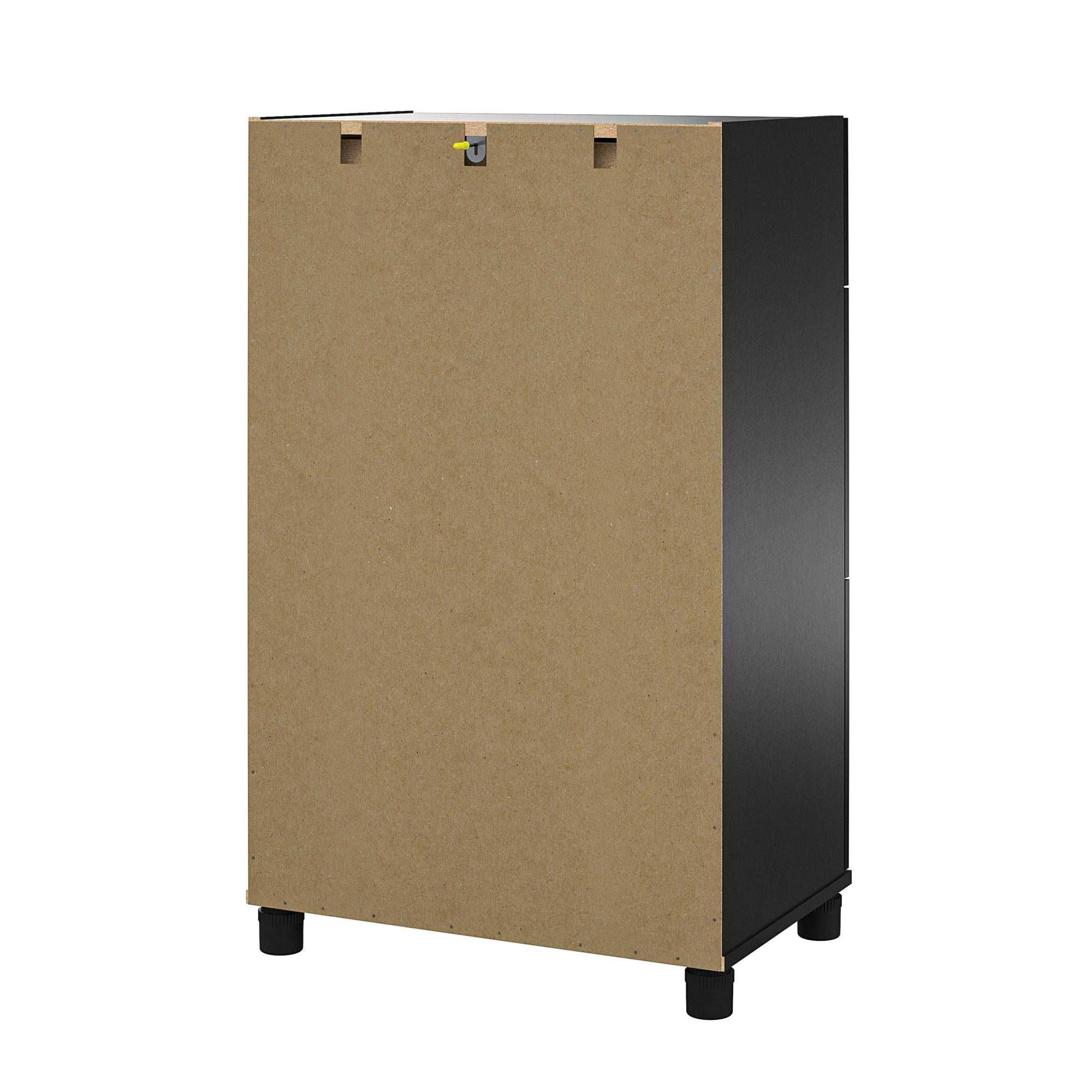 Systembuild Evolution Callahan 24" 3 Drawer Base Cabinet - Black