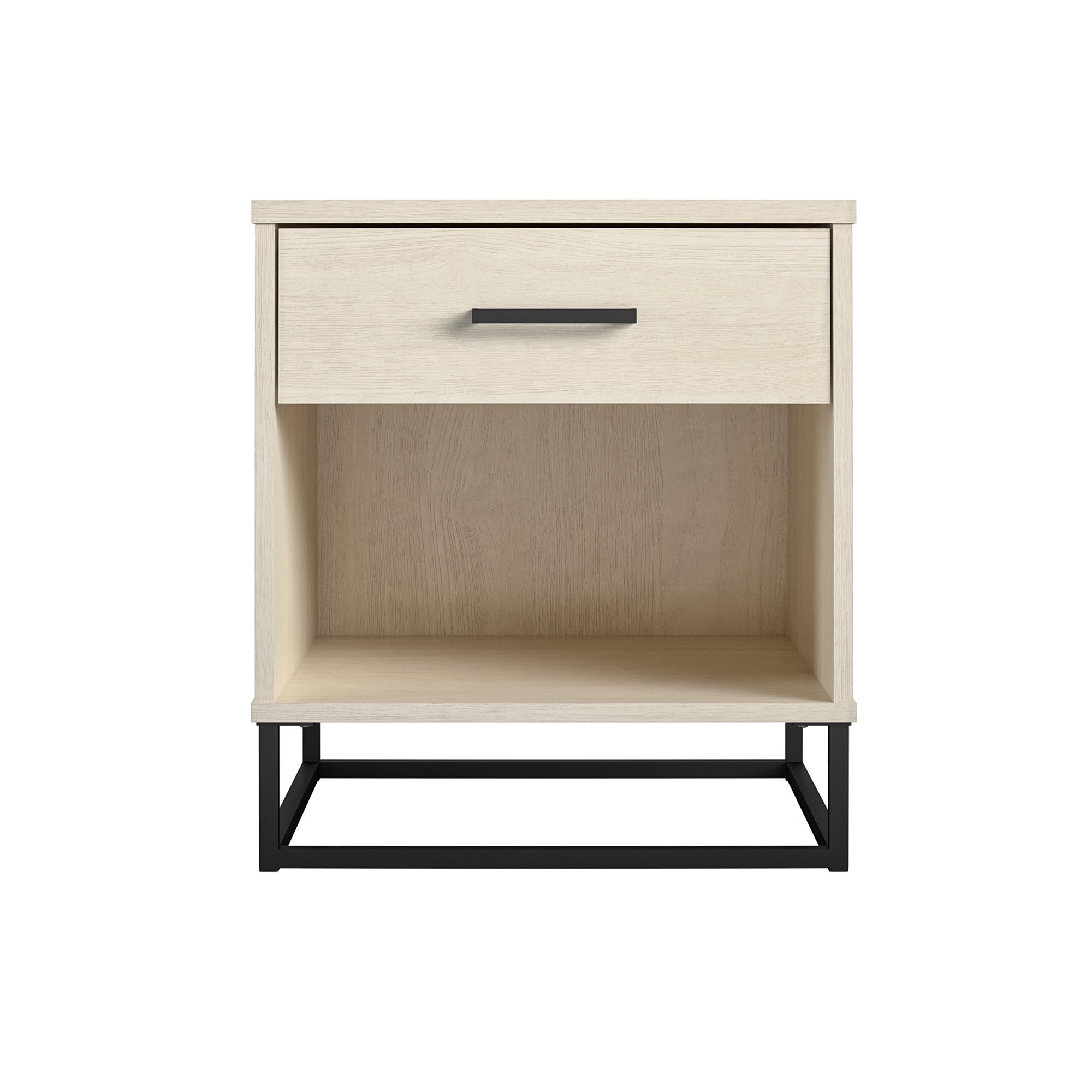 Novogratz Kelly Nightstand - Ivory Oak