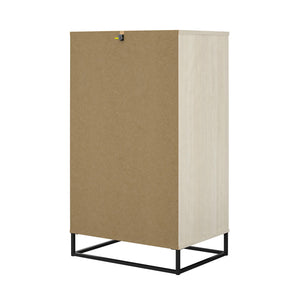 Novogratz Kelly 5 Drawer Dresser - Ivory Oak