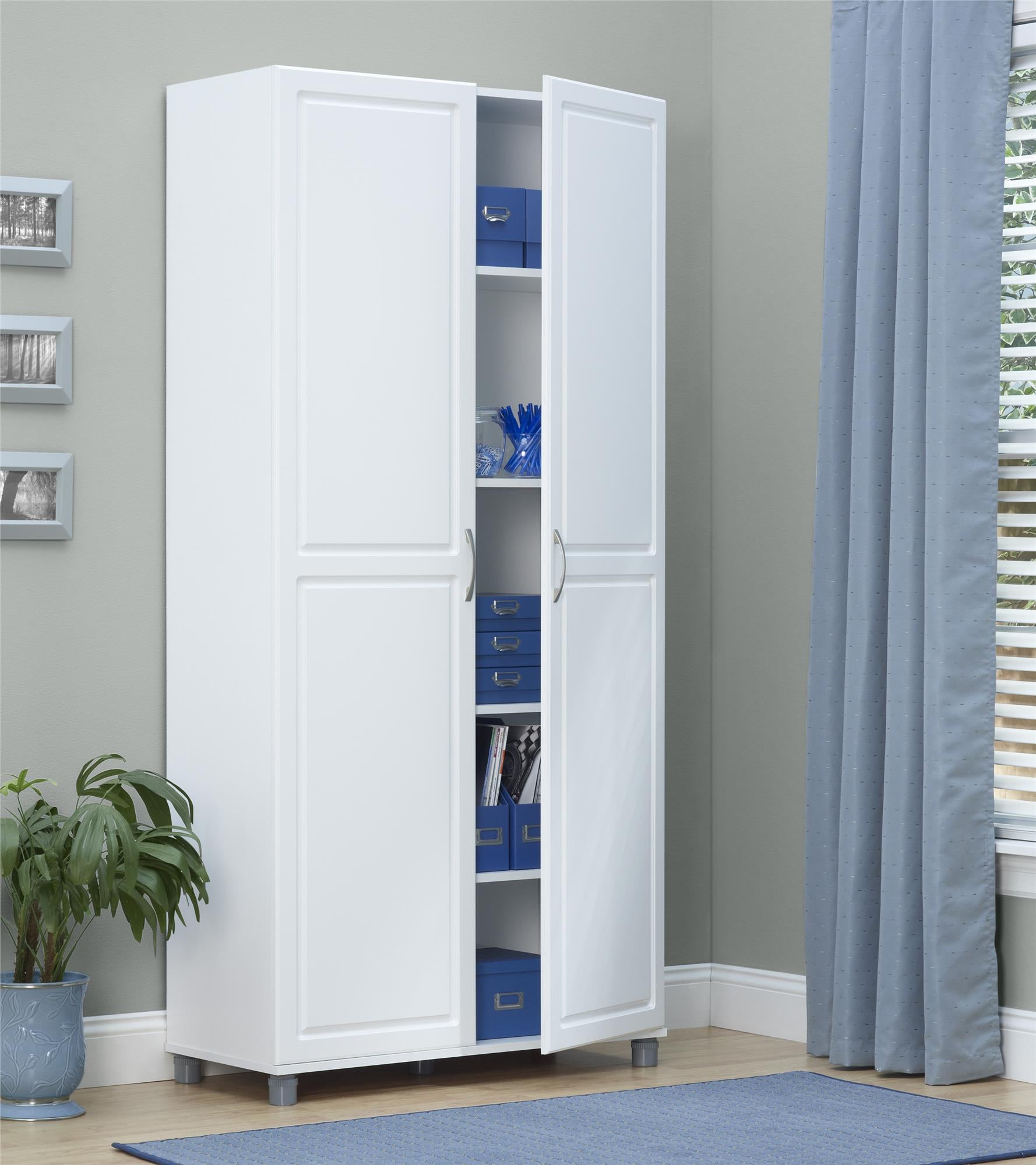 Systembuild Evolution Kendall 36" Utility Storage Cabinet - White