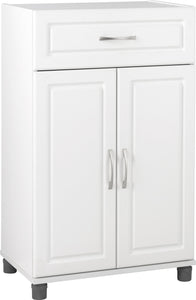 Systembuild Evolution Kendall 24" 1 Drawer/2 Door Base Storage Cabinet - White