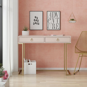 CosmoLiving Camila Writing Desk - Pink