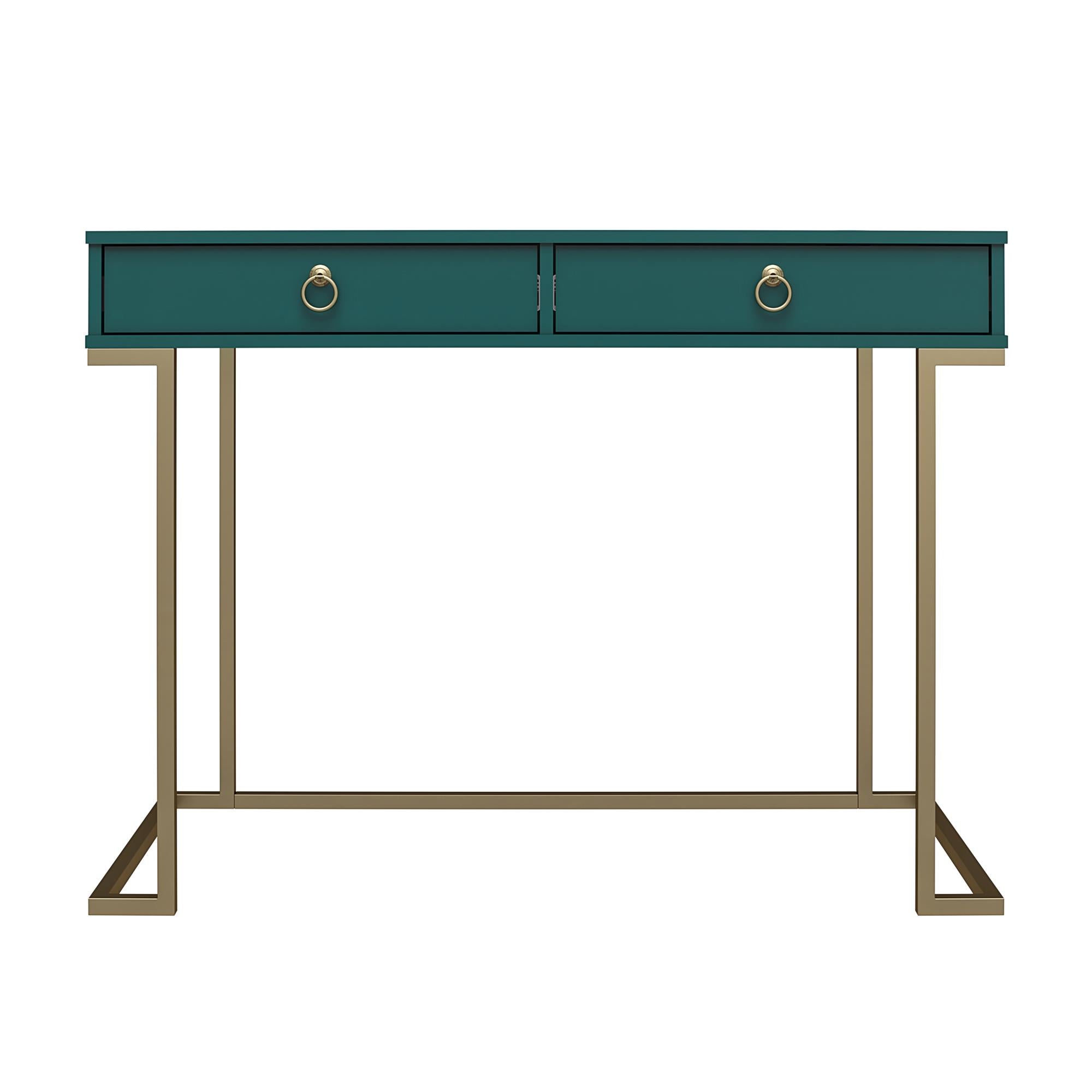 CosmoLiving Camila Writing Desk - Emerald Green