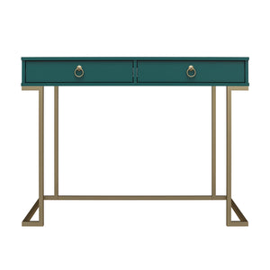 CosmoLiving Camila Writing Desk - Emerald Green