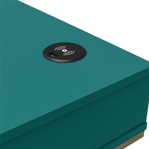 CosmoLiving Camila Writing Desk - Emerald Green