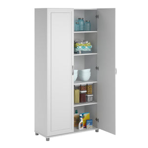 Systembuild Evolution Kendall 36" Utility Storage Cabinet - White