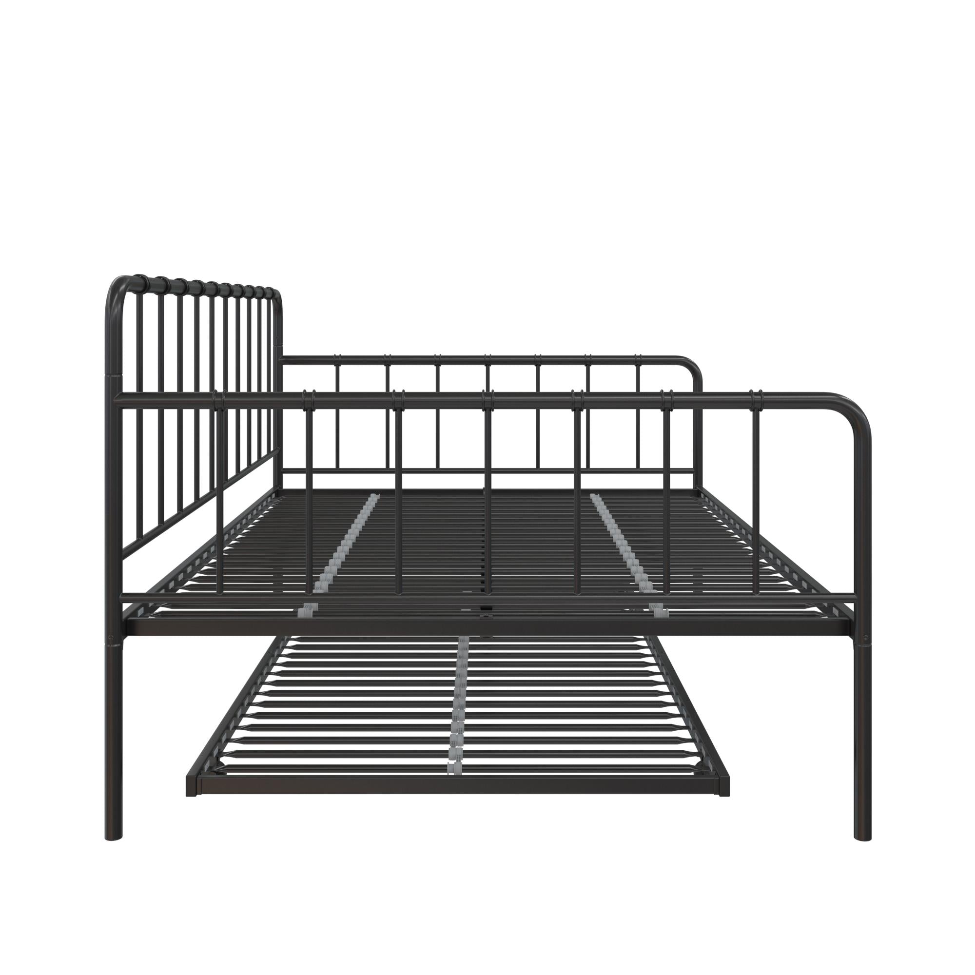 DHP Aaron Metal Daybed and Trundle - Black - Full