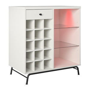 Ameriwood Home Melbourne Bar Cabinet - White
