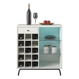 Ameriwood Home Melbourne Bar Cabinet - White