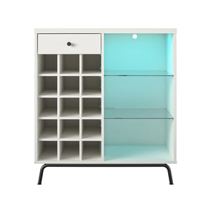 Ameriwood Home Melbourne Bar Cabinet - White
